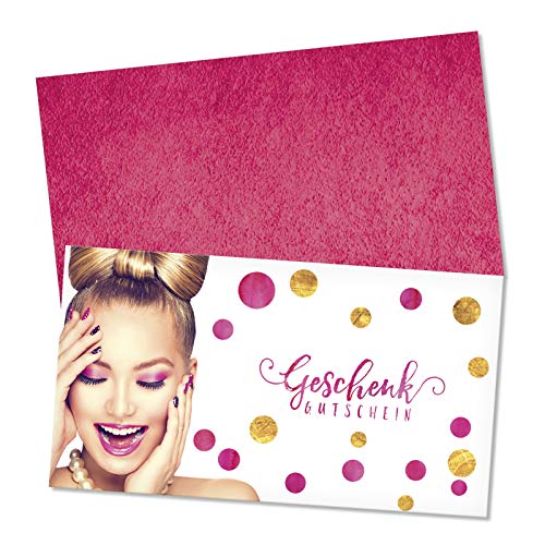 GESCHENKGUTSCHEINcom by POS-HAUER. Geschenkgutscheine. 10x Gutschein + Kuvert. Für Kosmetik Nails Lash-Extentions. von GESCHENKGUTSCHEINcom by POS-HAUER