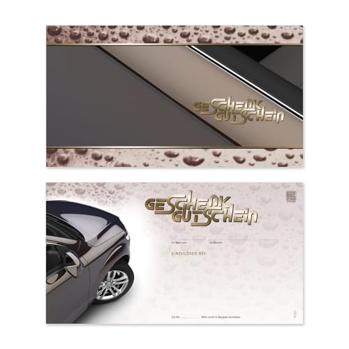 GESCHENKGUTSCHEINcom by POS-HAUER. 25 Gutscheine. Gutscheinkarten für Autopflege Car-Wash Autowaschstraße. von GESCHENKGUTSCHEINcom by POS-HAUER