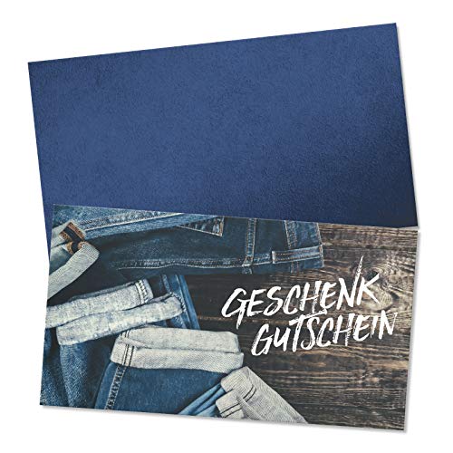 GESCHENKGUTSCHEINcom by POS-HAUER. Geschenkgutscheine. 25x Gutschein + Kuvert. Für Modeboutiquen Textilwaren Schneiderei Einzelhandel. von GESCHENKGUTSCHEINcom by POS-HAUER