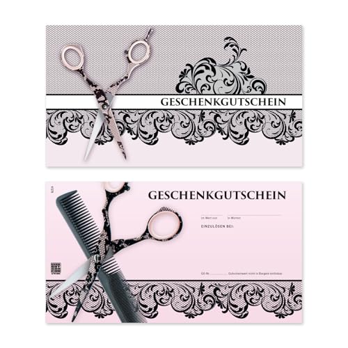 GESCHENKGUTSCHEINcom by POS-HAUER. Geschenkgutscheine. 50x Gutscheine. Für Friseure, hairstyling. Vordrucke für Unternehmen. von GESCHENKGUTSCHEINcom by POS-HAUER