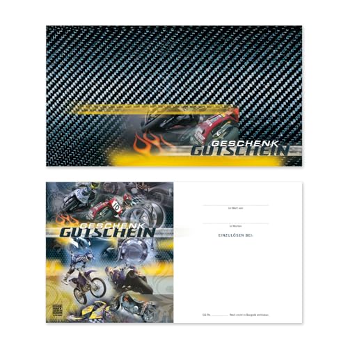 GESCHENKGUTSCHEINcom by POS-HAUER. 50 Gutscheine. Blanko zum Selberausfüllen. Für Motorrad Moped Motorradgeschäft. von GESCHENKGUTSCHEINcom by POS-HAUER