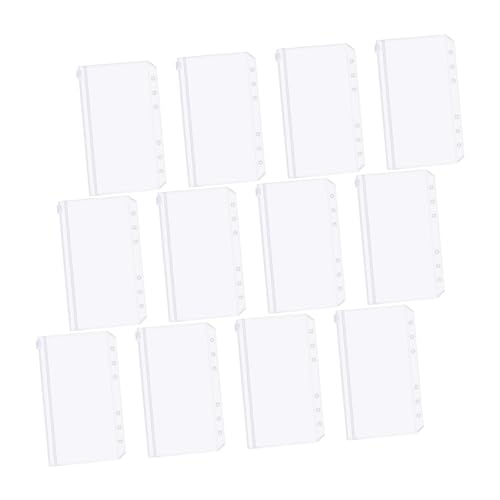 12St Ordnertasche aufbewahrungssack storage pockets transparente reißverschlusstaschen transparente aufbewahrungstasche mappen Beutel zum Organisieren Beutel mit losen Blättern PVC GETAJGHSD von GETAJGHSD