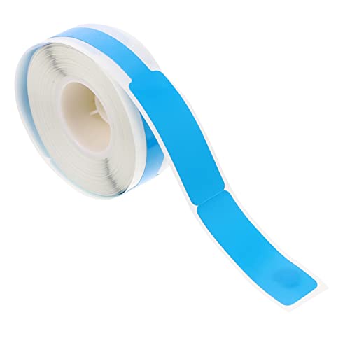 GETAJGHSD 1 Rolle Kabel Etiketten Kabelmanagement-etiketten Draht Aufkleber Kabelidentifikationsetiketten Kordeletiketten, Etiketten, Aufkleber Kabelnummer-tags Draht-tags Thermopapier Blue von GETAJGHSD