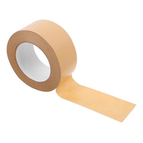 GETAJGHSD 1 Rolle Klebeband aus Kraftpapier Verschlussband Umzugsklebeband Versiegelndes Verpackungsband Bildrahmenband Papierklebeband für Verpackungskartons Verpackungsklebeband aus Papier von GETAJGHSD