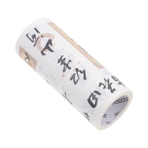 GETAJGHSD 1 Rolle Washi-tape Doppelklebeband Scrapbooking Washi Tape Chinesisches Klebeband Doppelseitiges Klebeband Zum Basteln Scrapbook-klebeband Vintage-klebeband Weiß Japanisches Papier von GETAJGHSD