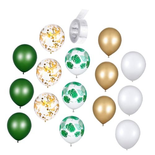 GETAJGHSD 1 Satz Ballonanzug Dschungel Dekorationen Waldtierballons Tropische Themenballons Geburtstagsballon Ballons Für Die Dschungelparty Party-pailletten Ballon-set -set Emulsion von GETAJGHSD