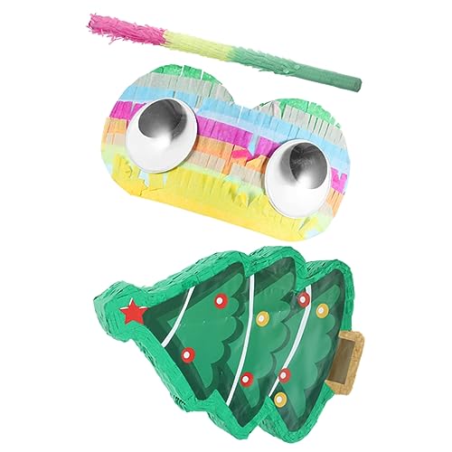 GETAJGHSD 1 Satz Stereo-Piñata weihnachtsdeko spaß weinachtsdeko xmas tree weihnachtssdeko Party-Dekoration zum Aufhängen Weihnachtsbaum Pinata Weihnachtsfeier Piñata Pinata-Requisite Papier von GETAJGHSD