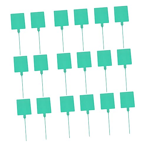 GETAJGHSD 100 Stk Logistiketikett Kabeletikett Mit Etiketten Kabelbinder Kabelanhänger Namensschilder Für Kabel Netzwerkkabel-tags Kabeletiketten Kabelmarkierungsetiketten Plastik Green von GETAJGHSD