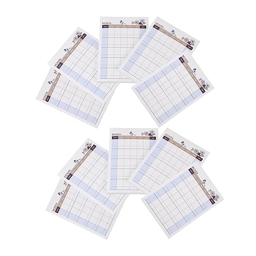 GETAJGHSD 10St Planer To-Do-Listen-Notizbücher schulzeitplan notizblock Tier-Notizbuch Einkaufslisten-Notizblock schreibheft write board stilvolle Notizbücher tägliche Notizbücher Papier von GETAJGHSD