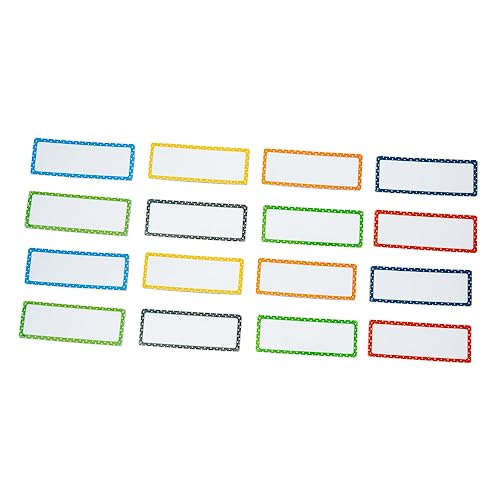 GETAJGHSD 16st Magnetische Namens Aufkleber Whiteboard-magnetetikett Süßer Kühlschrank Magnetische Etikettenstreifen Schreiben Sie Auf Magnetaufkleber Magnetische Namensschilder Eva von GETAJGHSD