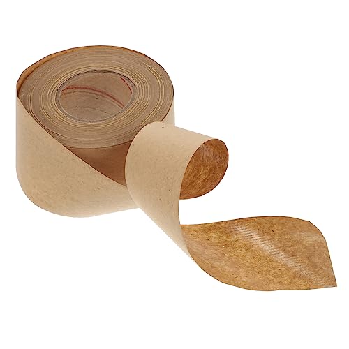 GETAJGHSD 1Stk Klebeband aus Kraftpapier Versandklebeband Kraftdichtband Band schwere Dichtungsband Kassette verpackungsmaterial packing tape wasseraktiviertes Klebeband Verpackungszubehör von GETAJGHSD