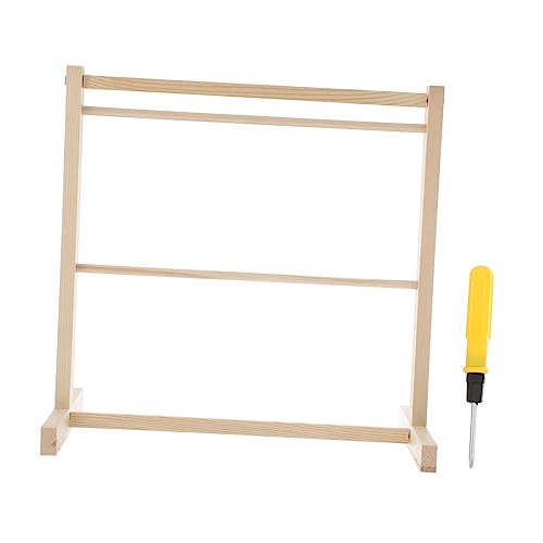 GETAJGHSD 1pc Langlebige Puppe Kleiderbügel Holz Puppe Mantel Kleid Kleiderbügel Puppe Kleidung Rack von GETAJGHSD