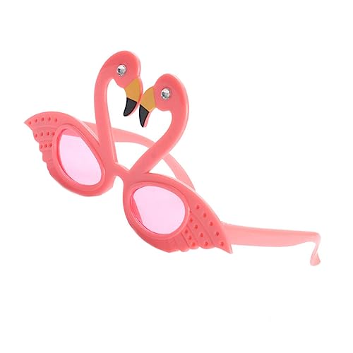 GETAJGHSD 2 Stück Flamingo Brillen Luau Party Sonnenbrillen Party Brillen Lustige Hawaii Brillen Sonnenbrillen Kinder Partygeschenke Flamingo Brillen Flamingo Brillen Rosa von GETAJGHSD