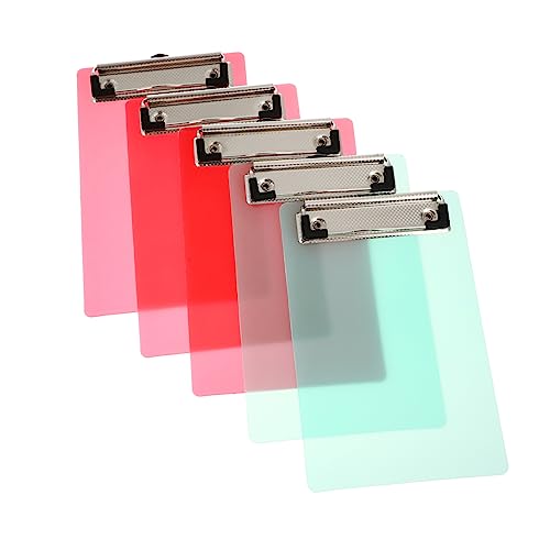 GETAJGHSD 20 Packungen transparentes Klemmbrett 4x6 faltbares Klemmbrett Klemmbretthalter Klemmbrett mit Stauraum Heavy Duty 5x7 clipboard säckchen klemmmarkise Zwischenablage Klemmbretter von GETAJGHSD