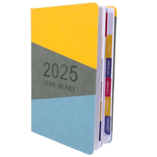 GETAJGHSD 2025 undatierter Monatsplaner Tagesplaner Zeitschrift Whiteboard-Kalender Wochenplaner Notizblock schulkalender tragbarer akademischer Planer Bürozubehör Notizbücher Papier Grey von GETAJGHSD