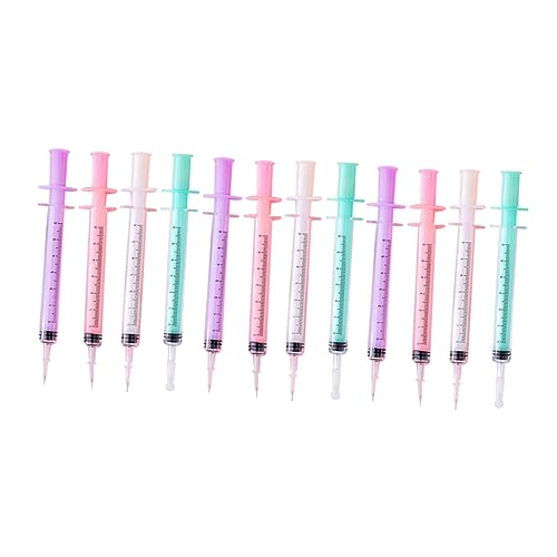 GETAJGHSD 24 Stk Nadelstift Kugelschreiber mit Tinte Gel-Tintenstift neuartige Kugelschreiber Stifte Arzt Stifte gelstifte gel schreibstifte Schulbedarf Plastik von GETAJGHSD