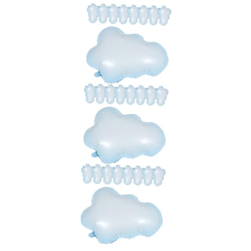 GETAJGHSD 30 Stück Wolkenballons Luftballons Geburtstagsparty Dekorationen Geburtstagsparty Zubehör Ballon Dekor Partygeschenke Wolken Dekor Kreativer Ballon Geburtstagsballon von GETAJGHSD