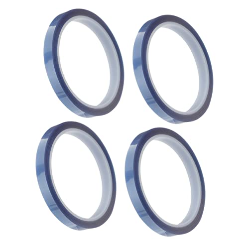 GETAJGHSD 4 Rollen Blaues Hitzebeständiges Klebeband für Sublimation Hochtemperatur Tape für Transferpresse Rückstandsfrei für Sublimationsdruck Heimwerken GETAJGHSD 4 Rollen Blaues Hitzebeständiges Klebeband für Sublimation Hochtemperatur Tape für Transferpresse Rückstandsfrei für Sublimationsdruck Heimwerken von GETAJGHSD