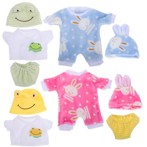 GETAJGHSD Puppenset für 12-Zoll-Puppen Babypuppenkleidung Outfits Reborn-Kleidung Vielseitiges und Benutzerfreundliches Design von GETAJGHSD