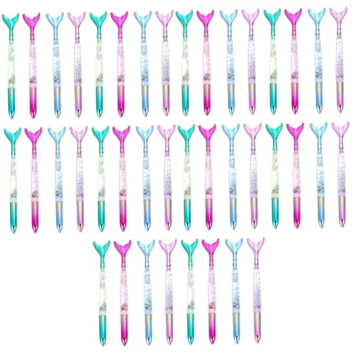 GETAJGHSD 40 Stk Meerjungfrau Kugelschreiber Gelstift für Kinder dekorativer Gelstift süßer Gelstift gel schreibstifte gel ink pen multifunktionale Tintenstifte Meerjungfrau Stift Plastik von GETAJGHSD