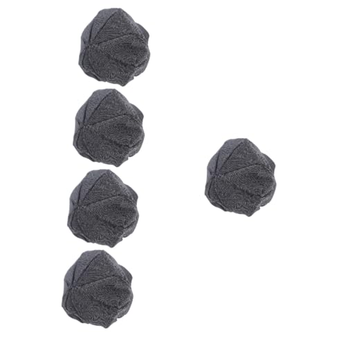 GETAJGHSD 5St Puppenhut Teddybärmütze Kostümhut Puppen-Fotozubehör süßer Hut Handgemachter Hut entzückende hüte Miniaturhüte basteln Miniaturhüte für Partys Miniaturhut Polyester Dark Grey von GETAJGHSD