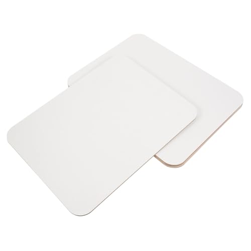 GETAJGHSD 5St Whiteboard Mini-Löschbretter digitaler Notizblock Kreidetafel Magnetische, trocken abwischbare Tafel Liste Message Board schreiben Tafel für Memo Notiztafel Ballaststoff Weiß von GETAJGHSD