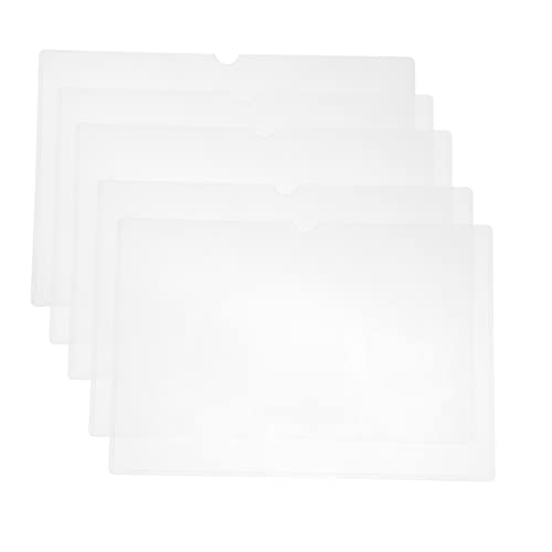 GETAJGHSD 5st Gewerbeschein Eingestellt Urkundenhüllen Durchsichtige Dokumentenhüllen Klare Seitenschutzfolien Schutzhüllen Für Aktenordner Aus Papier Papierordner Dokumente Decken Pvc von GETAJGHSD