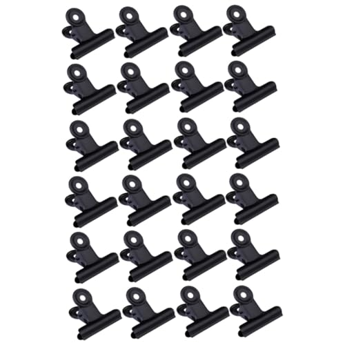 GETAJGHSD 60 Stk Büroklammern Befestigungsclips Notizklammern Dokumentenorganisator Pin-Clips Heftklammern preisschild büroartikel bürobedarf Nagelklemmen aus Metall Klemmen beachten Black von GETAJGHSD