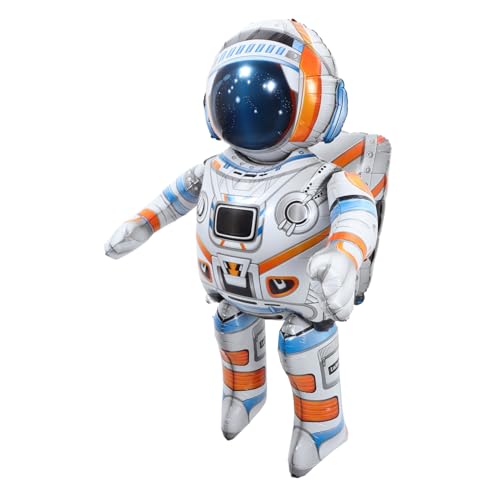 GETAJGHSD Astronautenballon Ballonballons Ballondekor Geburtstagsbedarf Geburtstagsdekoration Geburtstagsfeierbedarf Dekorativer Ballon Szenenlayout Requisiten Kreativer Ballon Pa Aluminium von GETAJGHSD