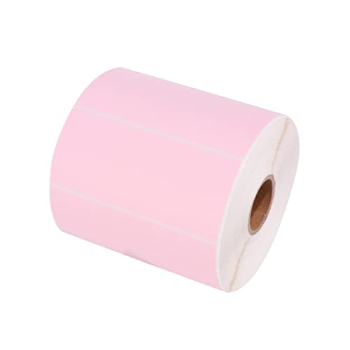 GETAJGHSD Aufkleberpapier Entfernbare Etiketten Abnehmbares Namensetikett Farbige Aufkleber Magnetischer Stifthalter-clip Selbstklebendes Klebeetikett Farbetiketten Runde Aufkleber Rosa von GETAJGHSD