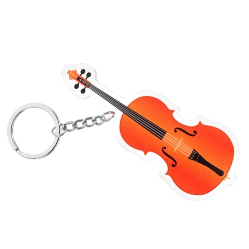 GETAJGHSD Violoncello Schlüsselanhänger Aus Musikinstrument Schlüsselring Für Musikliebhaber Geschenkidee Für Musiker Dekoration Für Taschen Und Rucksäcke von GETAJGHSD