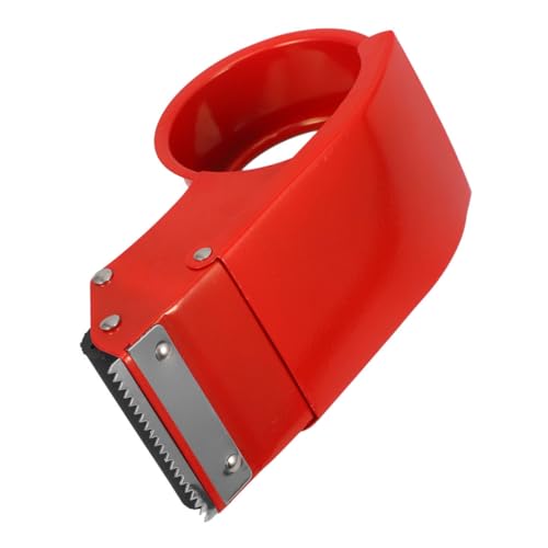 GETAJGHSD Dichtungsbandhalter Bandspender Klebebandhalter Für Den Schreibtisch Klebebandabroller Klebeband-spender-schreibtisch Eisen Rot von GETAJGHSD