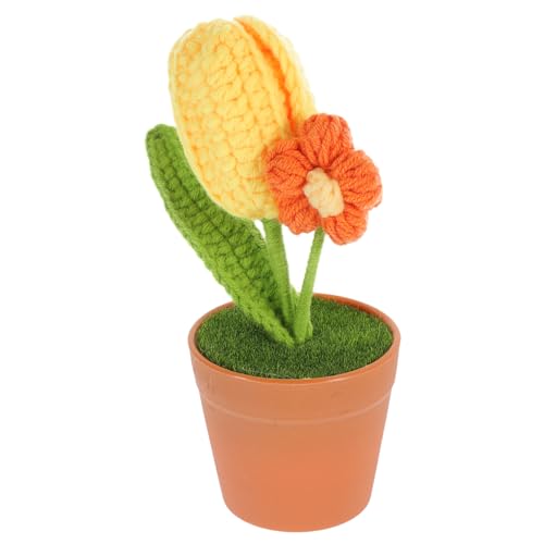 GETAJGHSD Garnornamente Häkelblumendekor Häkelblumen Desktop Ornament Desktop Blumendekor Home Simuliertes Bonsai Künstliches Blumenornament Gestrickte Blumen Bonsai GETAJGHSD Garnornamente Häkelblumendekor Häkelblumen Desktop Ornament Desktop Blumendekor Home Simuliertes Bonsai Künstliches Blumenornament Gestrickte Blumen Bonsai von GETAJGHSD