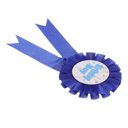 GETAJGHSD Geburtstagskind-abzeichen Alles Zum Geburtstag-bandabzeichen Geburtstagsfeier Stift Alles Zum Geburtstag-abzeichen-pin Geburtstagszubehör Für Jungen Weißblech Blue von GETAJGHSD