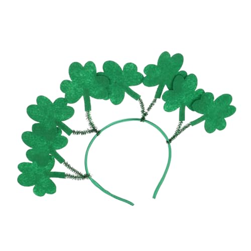 GETAJGHSD Kobold-kostüm-stirnband Mit Kleeblatt-design, St. Patrick's Day, Grünes Kleeblatt-stirnband, Irische Mottopartys, Kopfbedeckung Für Frauen Und Mädchen von GETAJGHSD