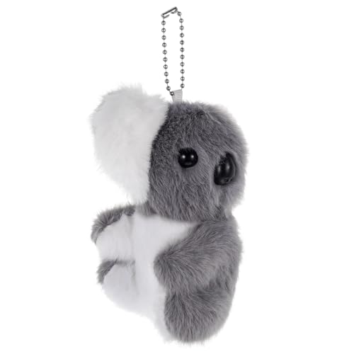 GETAJGHSD Plüsch-anhänger Rucksack-zubehör Koala-schlüsselanhänger Zum Aufhängen Schlüsselanhänger Für Damen Flauschige Schlüsselanhänger Zum Aufhängen Flauschiges Hängedekor Zinklegierung von GETAJGHSD