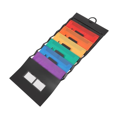 GETAJGHSD Regenbogen-Akkordeontasche Dokumentenhalter Aktentasche Dateicontainer hängender papierorganisator brief organizer brieforganisator zipties Plastikordner Dokumentenorganisator pp von GETAJGHSD