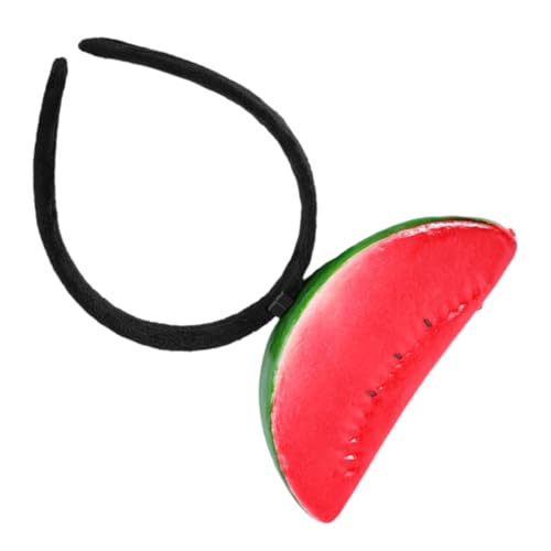 GETAJGHSD Stirnband Wassermelone süße Stirnbänder für Mädchen Früchte Kopfbedeckung wassermelone haarreif Wassermelonen-Haarreif Wassermelonen-Haarschmuck für Damen Party-Stirnband Stoff von GETAJGHSD