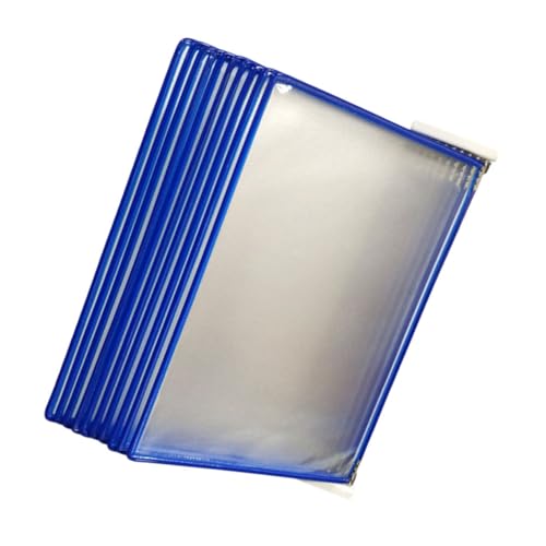 GETAJGHSD an der Wand befestigter Aktenordner Büro Papier Tapeten-Organizer hanging file folders unterlagen organizer Aktenhalter zum Aufhängen an der Wand Dateicontainer Metallrahmen Blue von GETAJGHSD