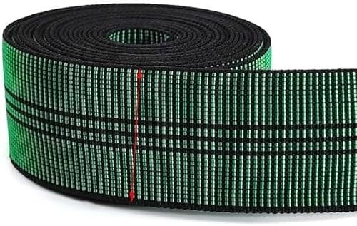 Bund elastisch, 2/5 m, 43/50/70 mm Breite, Nähen, elastische Bänder for Sofa, Kissen, Dekor, Band, Gurtband, Kleidung, hochelastisches Band, DIY-Zubehör, Grün, 70 mm, 5 Meter (Farbe: Grün, 50 mm). (C von GETREY