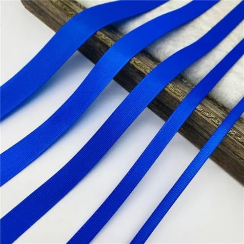 3 Rollen 6/10/15/20/25/38/50 mm 5 Yards Ripsband für Weihnachtsdekoration, DIY-Schleifen zum Basteln, Geschenkverpackungen-Blau-15 mm 5 Yards von GFFJHGGD