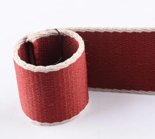 3 Yards 38 mm bunt gestreiftes Gurtband Canvas-Stoff gewebtes Gurtband Gürtelband Nähtasche Leine Hundehalsband Baumwoll-Tragegurt-3 von GFFJHGGD