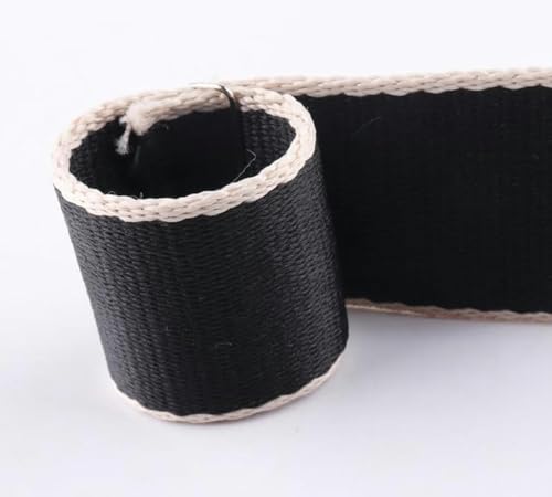 3 Yards 38 mm bunt gestreiftes Gurtband Canvas-Stoff gewebtes Gurtband Gürtelband Nähtasche Leine Hundehalsband Baumwoll-Tragegurt-6 von GFFJHGGD