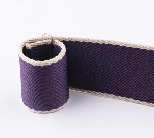 3 Yards 38 mm bunt gestreiftes Gurtband Canvasstoff gewebtes Gurtband Nähtasche Leine Hundehalsband Baumwolltragegurt - verschiedene Farben von GFFJHGGD