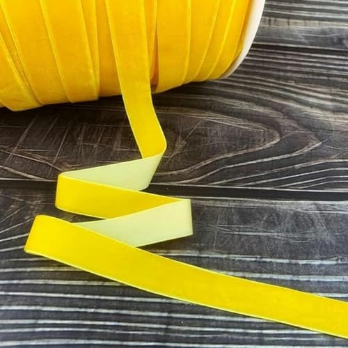 5 Yards 6–25 mm Samtband für Partydekoration, handgefertigtes Band, Geschenkstraußverpackung, DIY-Haarschleifen, Weihnachtsbänder-0020-10 mm, 5 Yards von GFFJHGGD