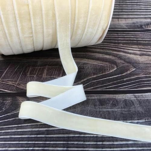 5 Yards 6–25 mm Samtband für Partydekoration, handgefertigtes Band, Geschenkstraußverpackung, DIY-Haarschleifen, Weihnachtsbänder-0028-15 mm, 5 Yards von GFFJHGGD