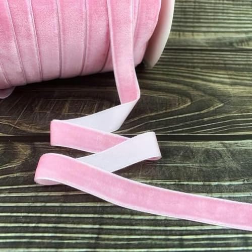 5 Yards 6–25 mm Samtband für Partydekoration, handgefertigtes Band, Geschenkstraußverpackung, DIY-Haarschleifen, Weihnachtsbänder-0036-6 mm, 5 Yards von GFFJHGGD