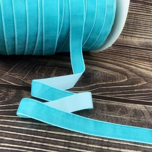 5 Yards 6–25 mm Samtband für Partydekoration, handgefertigtes Band, Geschenkstraußverpackung, DIY-Haarschleifen, Weihnachtsbänder-0067-6 mm, 5 Yards von GFFJHGGD