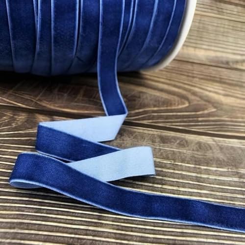 5 Yards 6–25 mm Samtband für Partydekoration, handgefertigtes Band, Geschenkstraußverpackung, DIY-Haarschleifen, Weihnachtsbänder-0194-6 mm, 5 Yards von GFFJHGGD