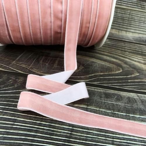 5 Yards 6–25 mm Samtband für Partydekoration, handgefertigtes Band, Geschenkstraußverpackung, DIY-Haarschleifen, Weihnachtsbänder-0216-15 mm, 5 Yards von GFFJHGGD